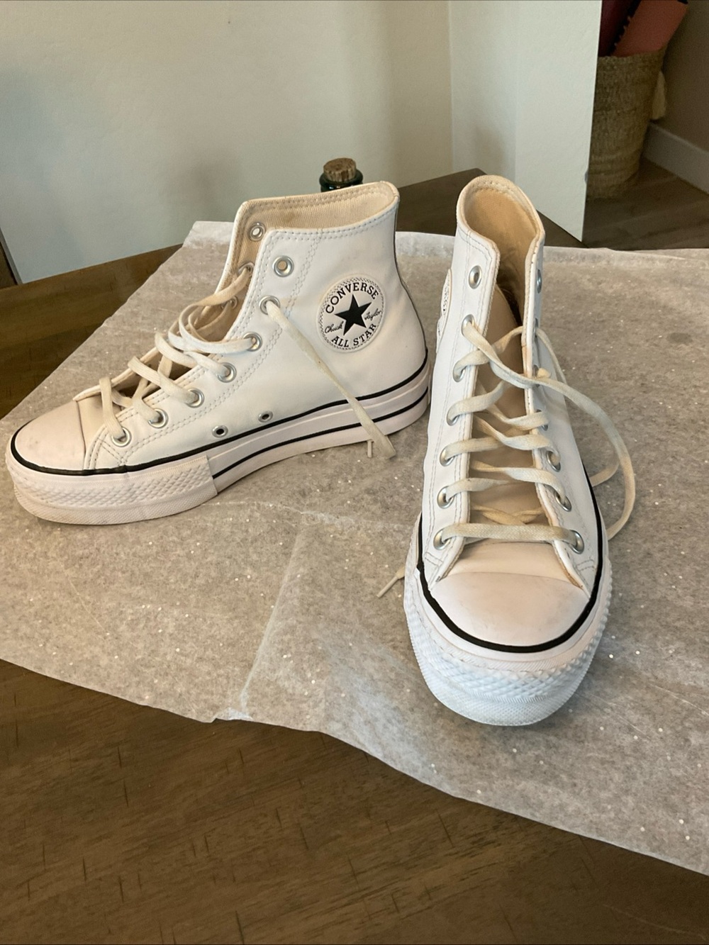 Converse Chuck Taylor All Star Platform High Top Sneakers - White